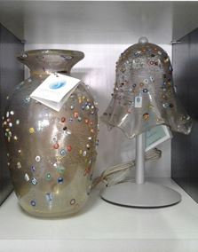 vaso e lampada murano