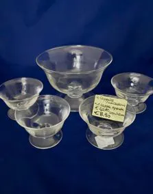 Set coppette vetro