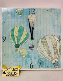 Orologio ceramica 30x30cm