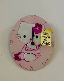 Orologio Hello Kitty vetro 20x16cm