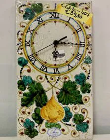 Orologio ceramica 32x18 cm