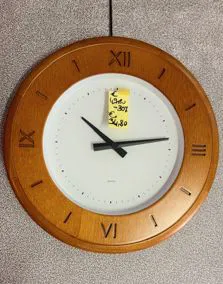 Orologio legno diametro 35 cm