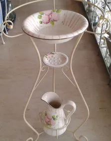 portacatino completo di ceramiche
