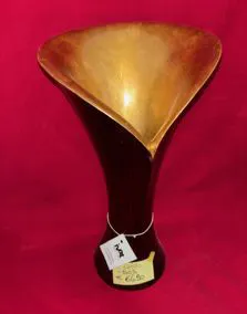Vaso in fibre di legno altezza 41cm