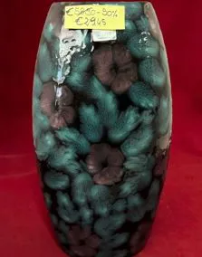Vaso ceramica fantasia fiori