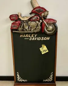 Lavagnetta Harley Davidson altezza 62cm