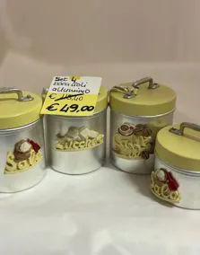 Set 4 barattoli 