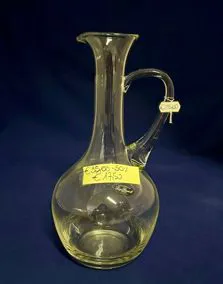 Caraffa in vetro, altezza 30 cm