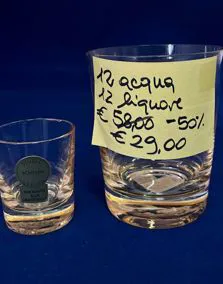 Set bicchieri cristallo Studio Bohemia Design, 12 acqua, 12 liquore 