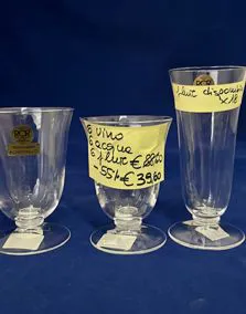 Set calici cristallo RCR, 6 vino, 6 acqua, 6 flute 