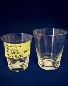 Set bicchieri cristallo De Vence, 12 acqua, 8 vino