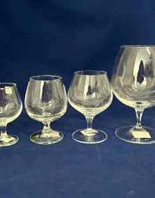 Calici cristallo per brandy varie misure