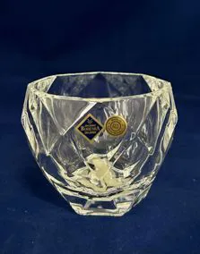 Bicchiere cristallo old fashion Bohemia 