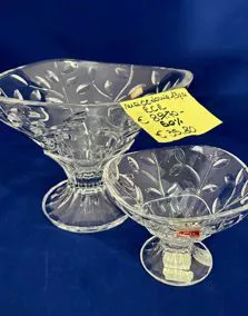 Servizio macedonia cristallo R.C.R. 12 coppette e 1 coppa grande
