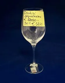 Set 6 calici degustazione cristallo Da Vinci Crystal