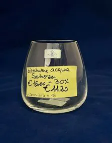 Bicchiere acqua cristallo Scherzer 