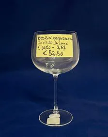 Set 6 calici degustazione cristallo Durand