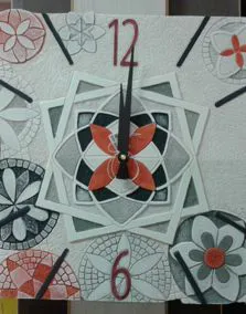 Orologio quadrato Cartapietra