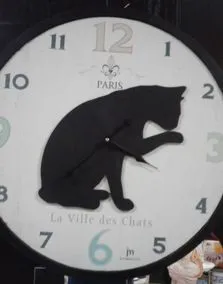Orologio con gatto