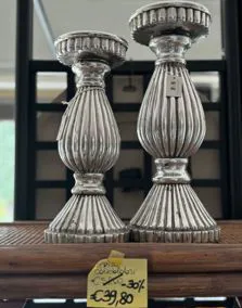 Alzate porta candele, altezza 31cm - 38cm