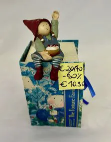 Folletto compleanno ceramica, dimensioni 7 cm