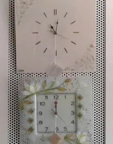 Orologi da parete in vetro
