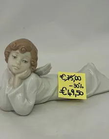 Statua ceramica NADAL angelo, altezza 17cm