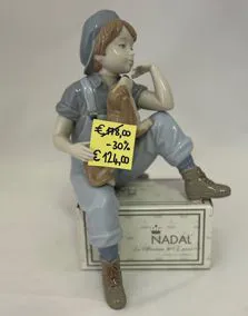 Statua ceramica NADAL ragazzo, dimensioni 22cm