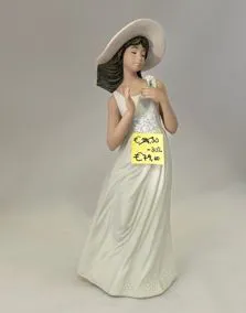 Statua ceramica NADAL donna, altezza 35cm