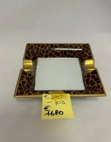 Posacenere porcellana, dimensioni 12cm x 12cm