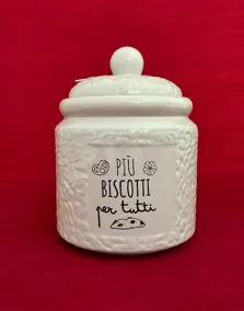 Barattolo ermetico ceramica, altezza 18cm