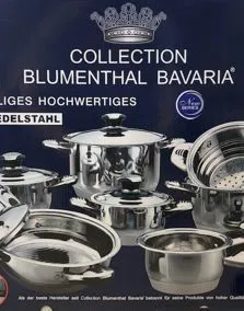 Batteria pentole acciaio BLUMENTHAL BAVARIA 