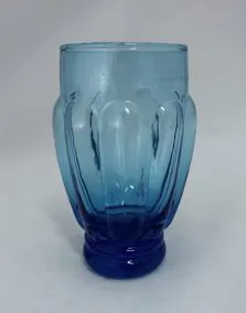 Bicchiere bibita vetro blu