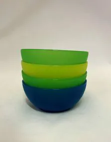 Coppette plastica colori assortiti