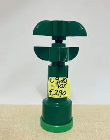 Levatappi verde plastica/acciaio