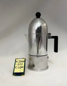 Moka acciaio Alessi 3 tazzine