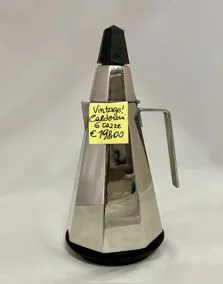 Moka vintage acciaio Calderoni 6 tazzine