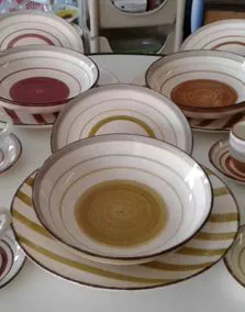 servizi piatti ceramica per 6 persone