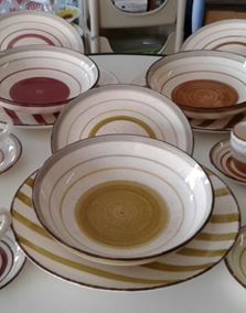 servizi piatti ceramica per 6 persone