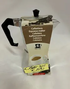 Moka acciaio 6 tazzine