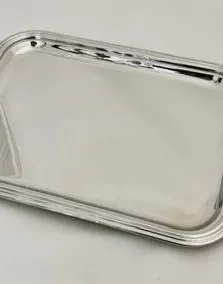 Vassoio argento 1000, 35x27 cm