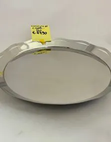 Vassoio rotondo acciaio, Ø 31cm