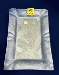 Vassoio vetro IVAT, 29x19 cm