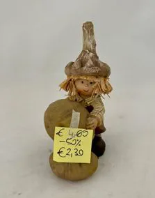 Gnomo patate resina, altezza 13 cm