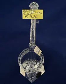 Banjo cristallo, altezza 17cm