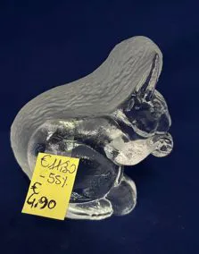 Scoiattolo cristallo, altezza 11cm