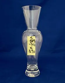 Vaso in vetro, altezza 30cm