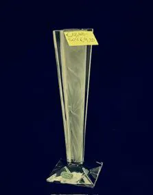 Candeliere cristallo Durand, altezza 20cm