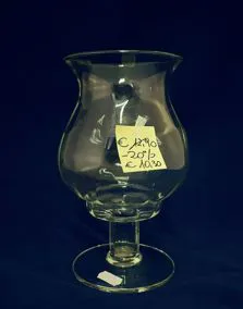Vaso in vetro, altezza 21cm