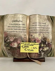 Book of love GRATITUDINE con carillon 